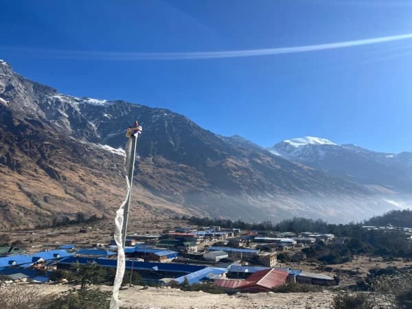 village seen from the mansalu circuit